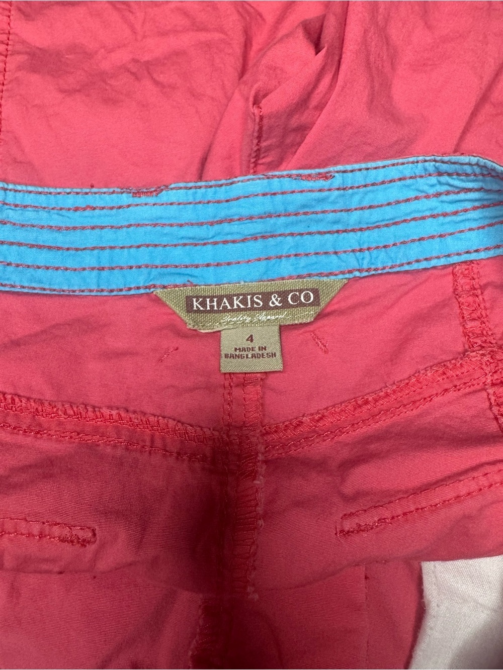 Khakis & Co Women’s Size 4 Pink Shorts Casual Summer Lightweight - Picture 7 of 7